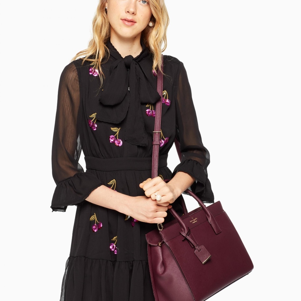 Kate Spade- Cameron St Candace Satchel- Plum OBO